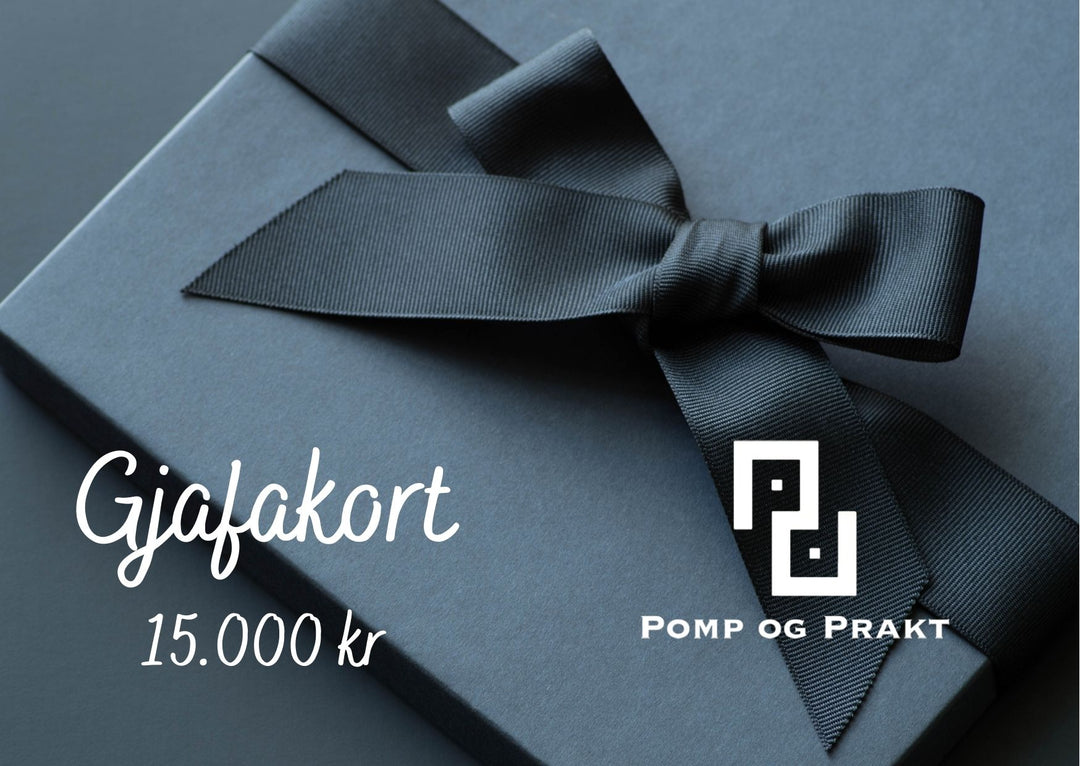 GJAFAKORT POMP OG PRAKT